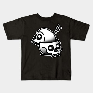 Skulls Tattoo design Kids T-Shirt